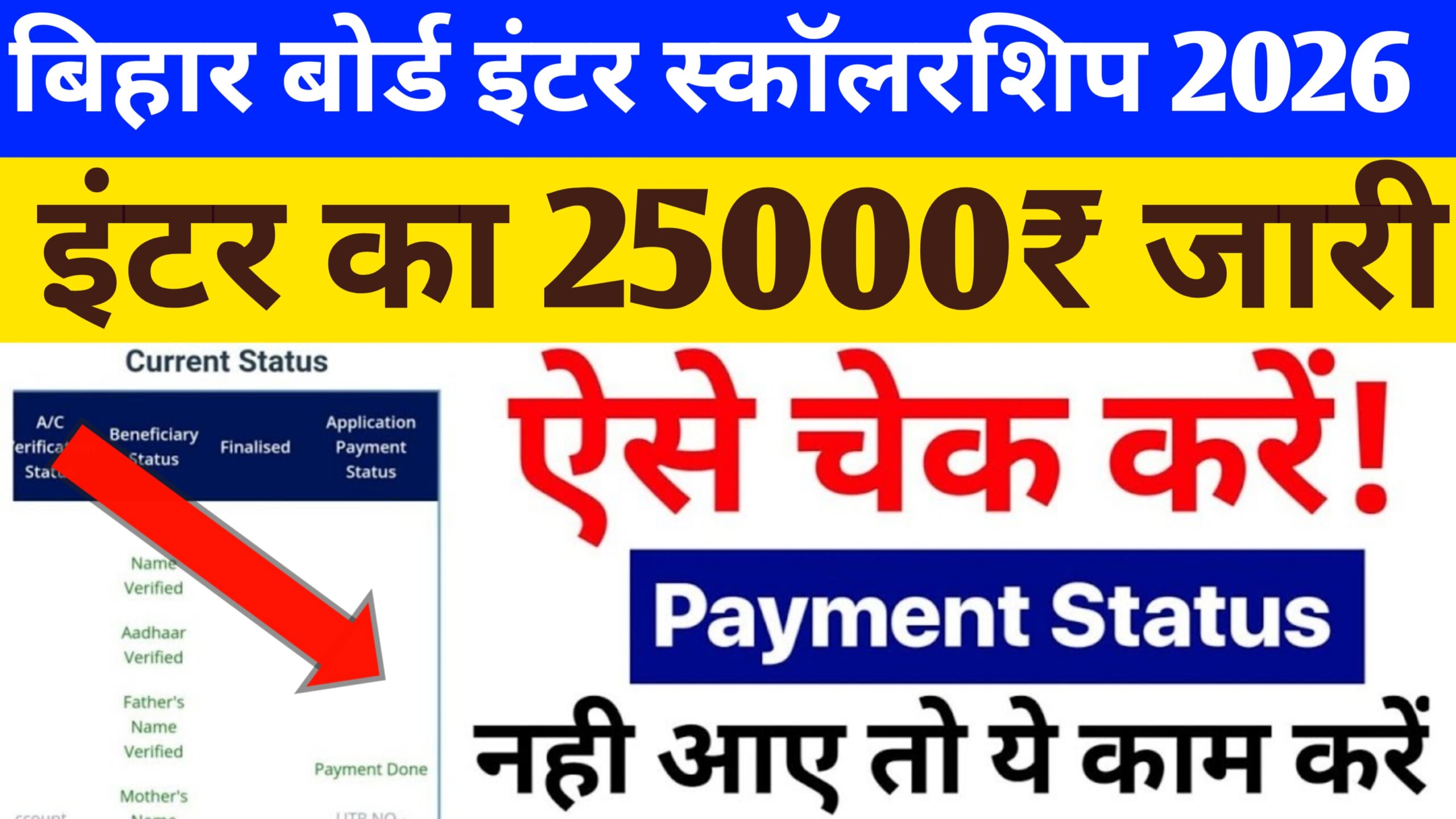 Bihar Board Inter Scholarship 2026